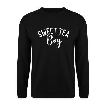 Sweet Tea Lover Gifts - Unisex Sweatshirt - black - Front - Alina (178cm) & Michal (187cm)