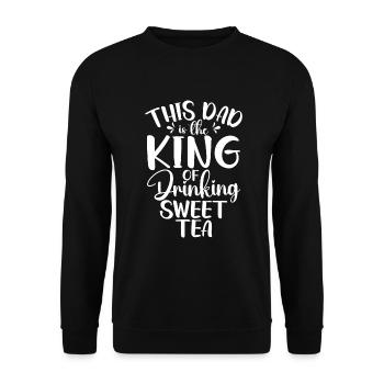 Sweet Tea Lover Gifts - Unisex Sweatshirt - black - Front - Alina (178cm) & Michal (187cm)