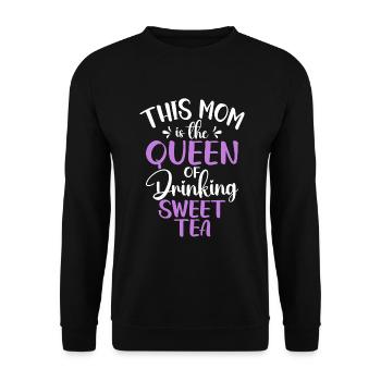 Sweet Tea Lover Gifts - Unisex Sweatshirt - black - Front - Alina (178cm) & Michal (187cm)