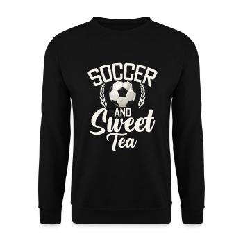Sweet Tea Lover Gifts - Unisex Sweatshirt - black - Front - Alina (178cm) & Michal (187cm)