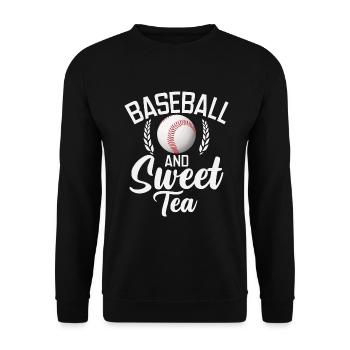 Cadeaux pour amateurs de thé sucré - Sweat-shirt Unisexe - noir - Devant - Alina (178cm) & Michal (187cm)