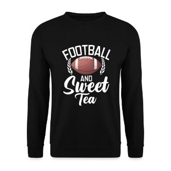 Sweet Tea Lover Gifts - Unisex Sweatshirt - black - Front - Alina (178cm) & Michal (187cm)