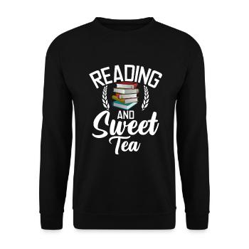 Sweet Tea Lover Gifts - Unisex Sweatshirt - black - Front - Alina (178cm) & Michal (187cm)