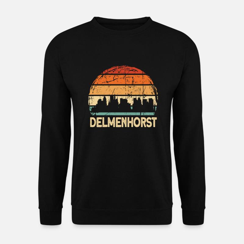 Delmenhorst - Unisex Pullover - Schwarz