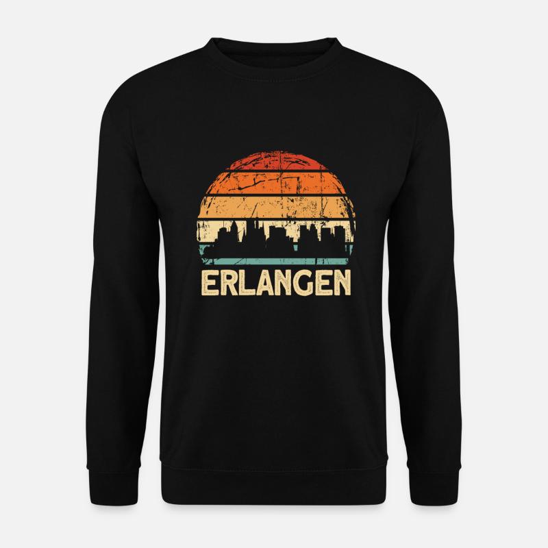Erlangen - Unisex Pullover - Schwarz