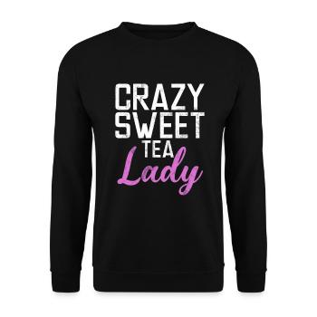 Sweet Tea Lover Gifts - Unisex Sweatshirt - black - Front - Alina (178cm) & Michal (187cm)