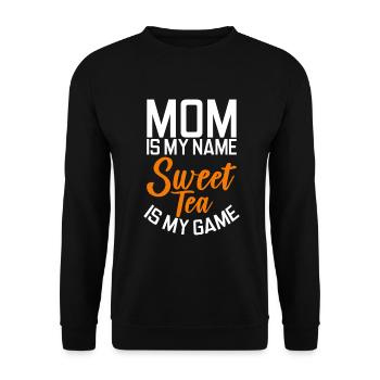 Sweet Tea Lover Gifts - Unisex Sweatshirt - black - Front - Alina (178cm) & Michal (187cm)