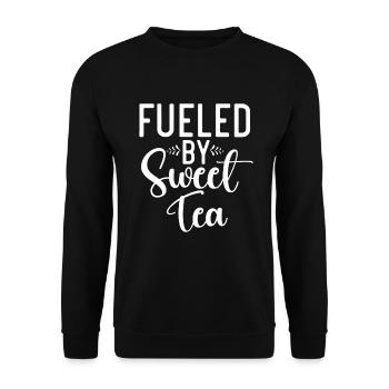 Sweet Tea Lover Gifts - Unisex Sweatshirt - black - Front - Alina (178cm) & Michal (187cm)