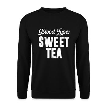Sweet Tea Lover Gifts - Unisex Sweatshirt - black - Front - Alina (178cm) & Michal (187cm)