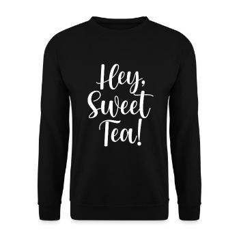Sweet Tea Lover Gifts - Unisex Sweatshirt - black - Front - Alina (178cm) & Michal (187cm)