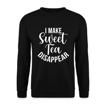 Sweet Tea Lover Gifts - Unisex Sweatshirt - black - Front - Alina (178cm) & Michal (187cm)