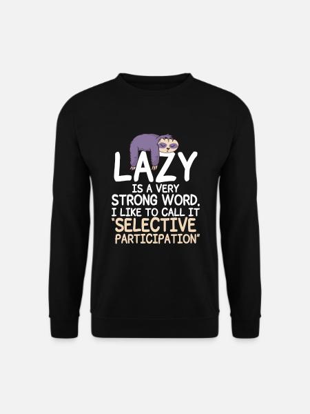Sloth Lover Sloth Gift - Unisex Sweatshirt - black