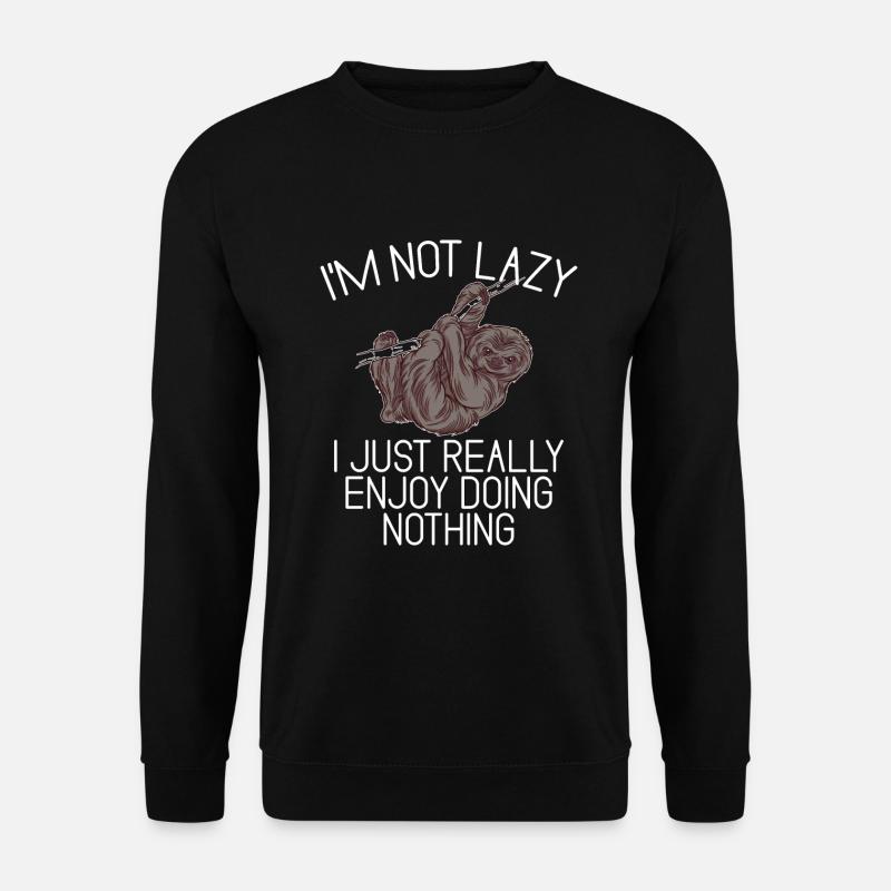 Sloth Lover Sloth Gift - Unisex Sweatshirt - black
