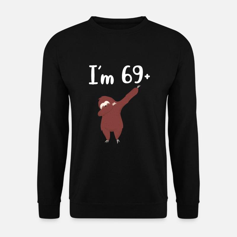Faultier Liebhaber Faultier Geschenk - Unisex Pullover - Schwarz