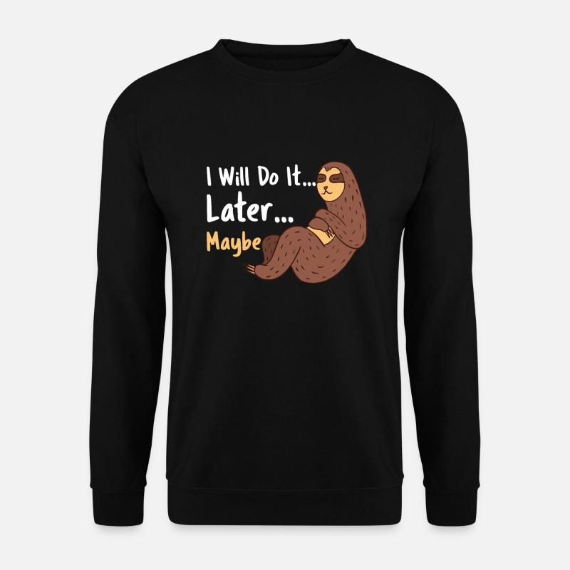 Sloth Lover Sloth Gift - Unisex Sweatshirt - black