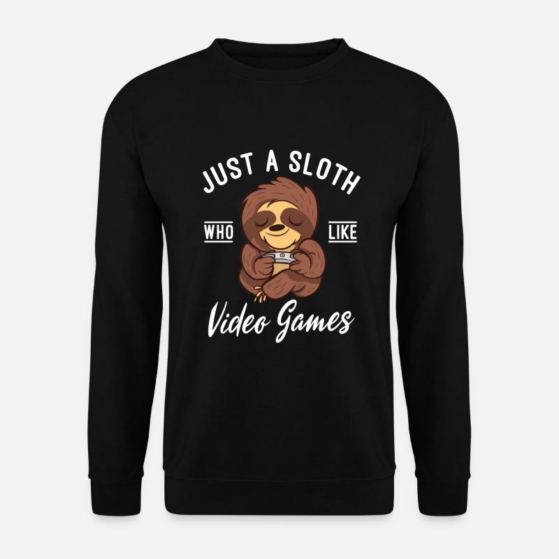 Sloth Lover Sloth Gift - Unisex Sweatshirt - black
