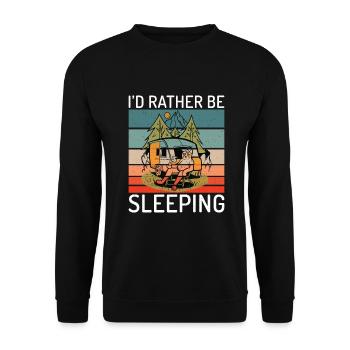 Faultier Liebhaber Faultier Geschenk - Unisex Pullover - Schwarz - Vorne - Alina (178cm) & Michal (187cm)