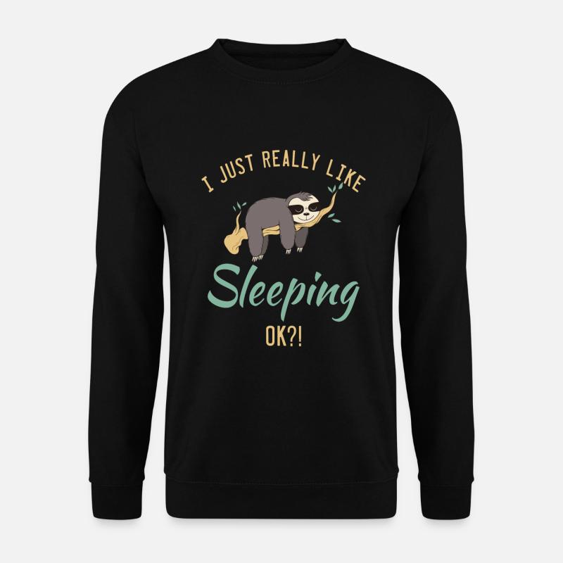 Sloth Lover Sloth Gift - Unisex Sweatshirt - black