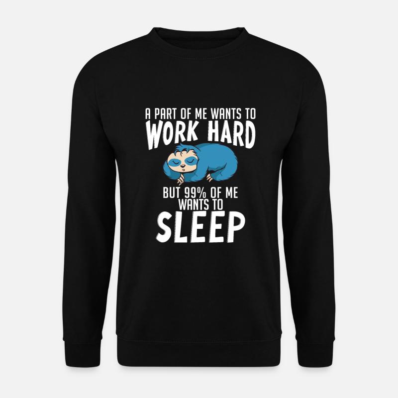 Sloth Lover Sloth Gift - Unisex Sweatshirt - black