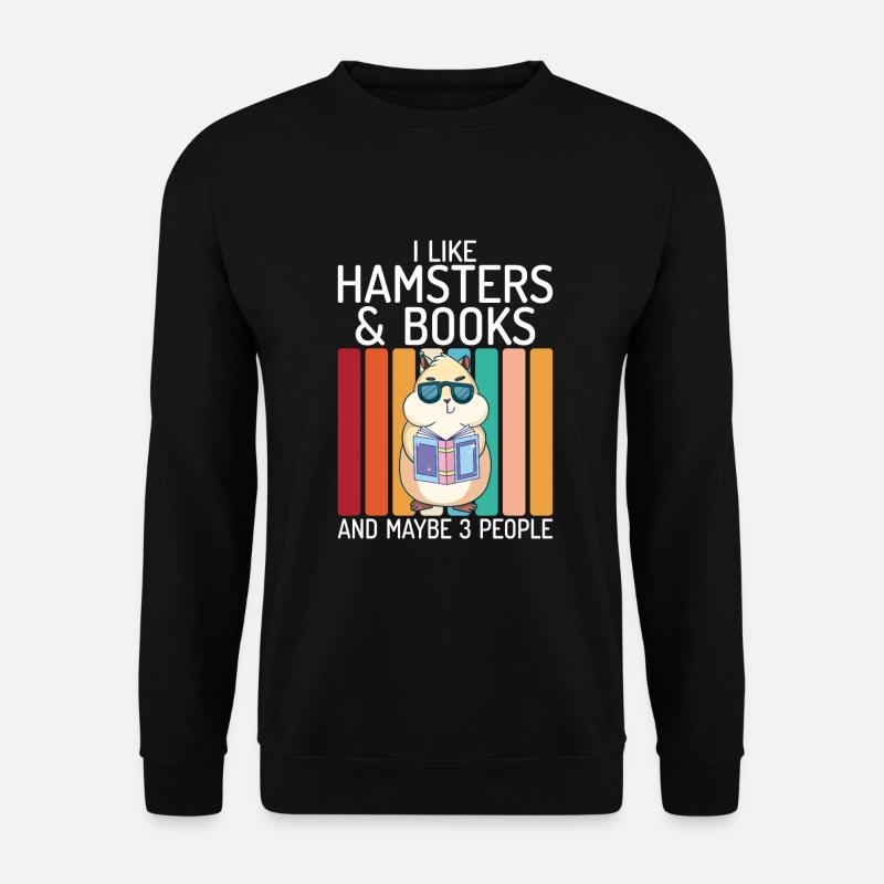 Hamster Lover Hamster Gift - Unisex Sweatshirt - black
