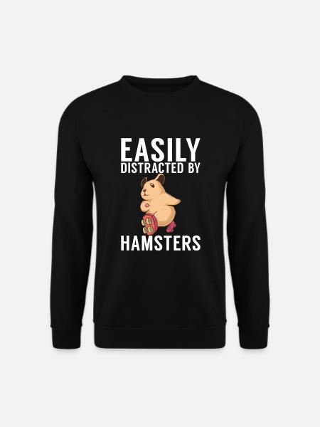Hamster Lover Hamster Gift - Unisex Sweatshirt - black