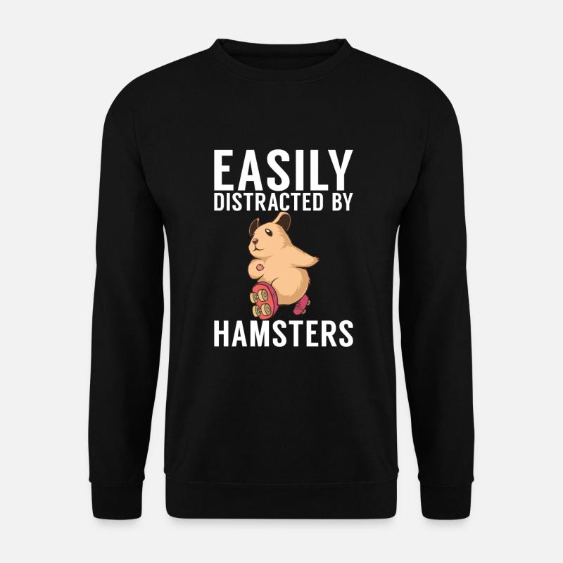 Hamster Lover Hamster Gift - Unisex Sweatshirt - black