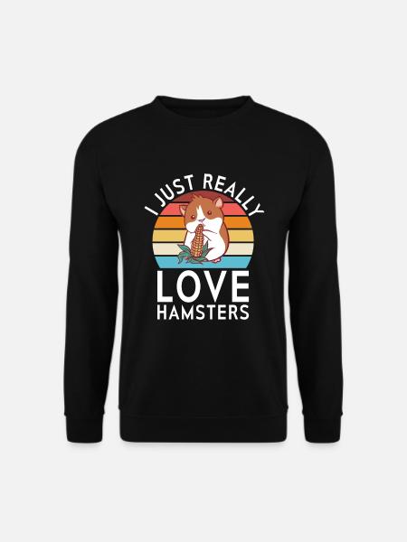 Hamster Lover Hamster Gift - Unisex Sweatshirt - black