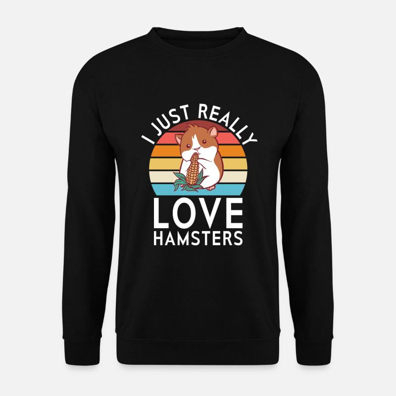 Hamster Lover Hamster Gift - Unisex Sweatshirt - black