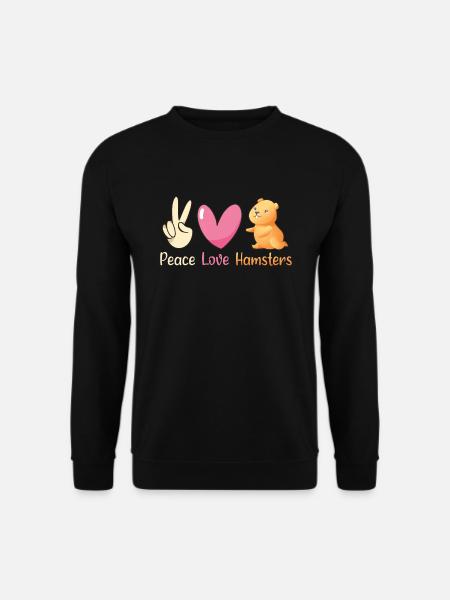 Hamster Lover Hamster Gift - Unisex Sweatshirt - black