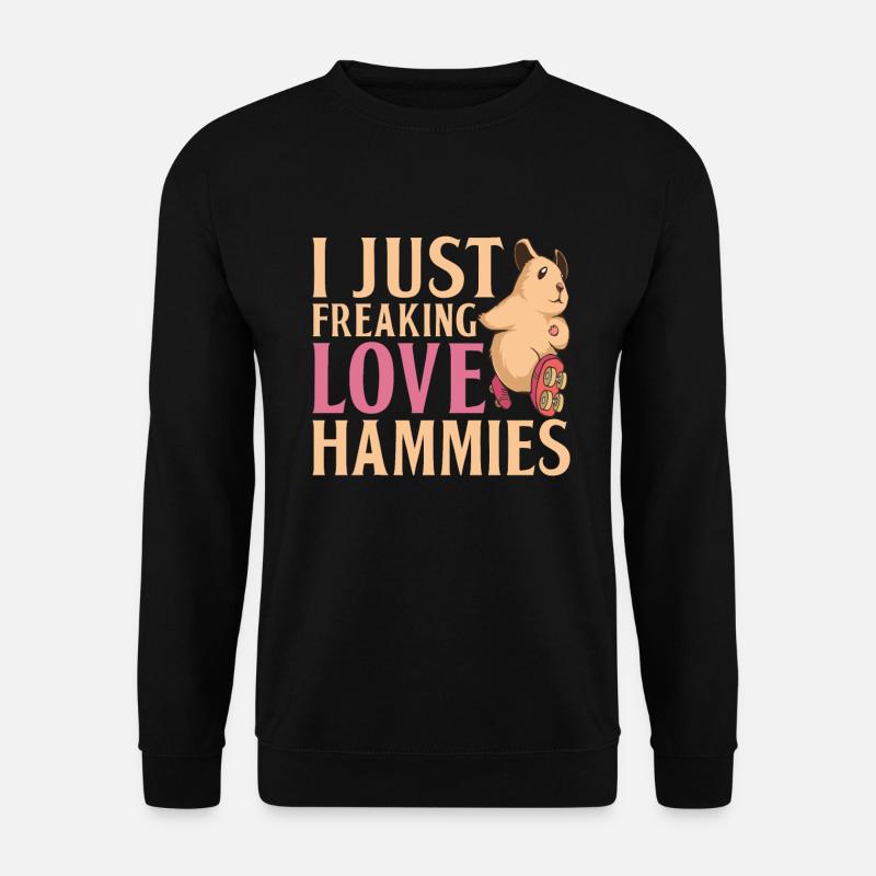 Hamster Lover Hamster Gift - Unisex Sweatshirt - black