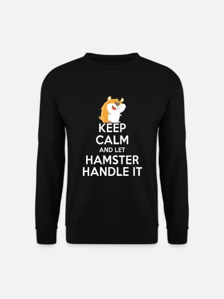 Hamster Lover Hamster Gift - Unisex Sweatshirt - black