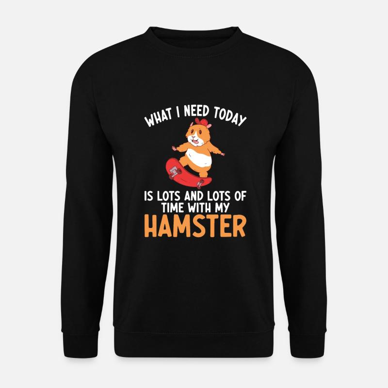 Hamster Lover Hamster Gift - Unisex Sweatshirt - black