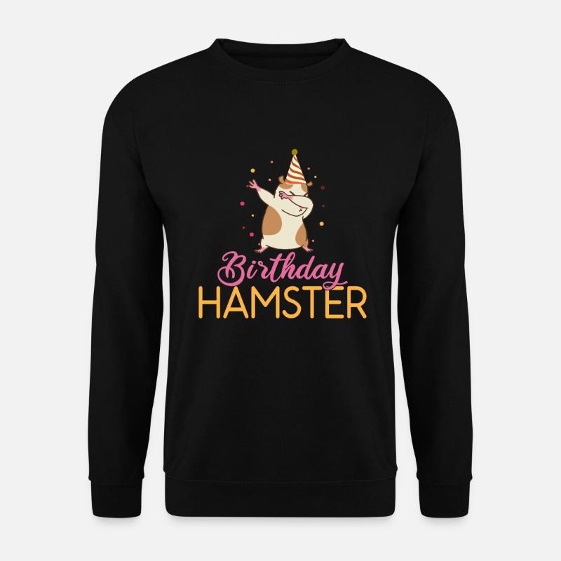 Hamster Liebhaber Hamster Geschenk - Unisex Pullover - Schwarz