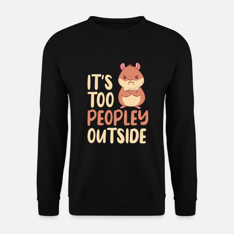 Hamster Lover Hamster Gift - Unisex Sweatshirt - black