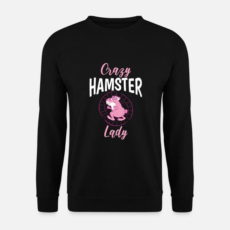 Hamster Lover Hamster Gift - Unisex Sweatshirt - black