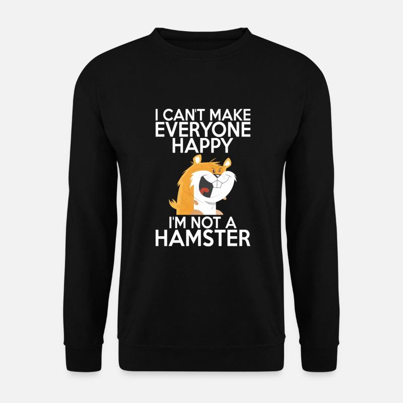Hamster Lover Hamster Gift - Unisex Sweatshirt - black