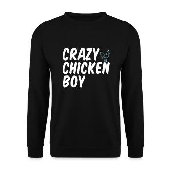 Cadeaux de poulet Propriétaire de poulet - Sweat-shirt Unisexe - noir - Devant - Alina (178cm) & Michal (187cm)