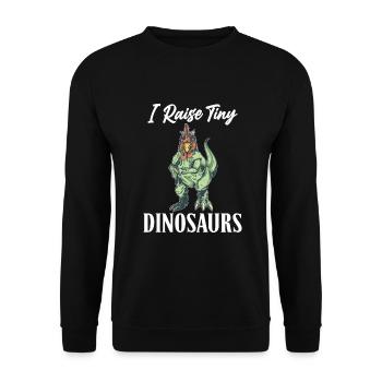 Cadeaux de poulet Propriétaire de poulet - Sweat-shirt Unisexe - noir - Devant - Alina (178cm) & Michal (187cm)