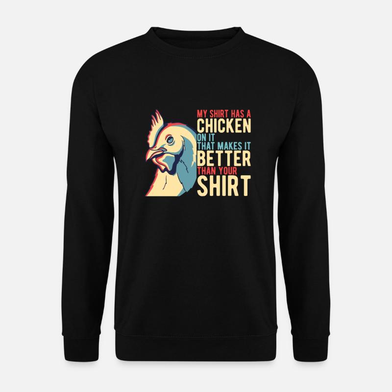 Chicken Gifts Chicken Owner - Unisex Sweatshirt - black
