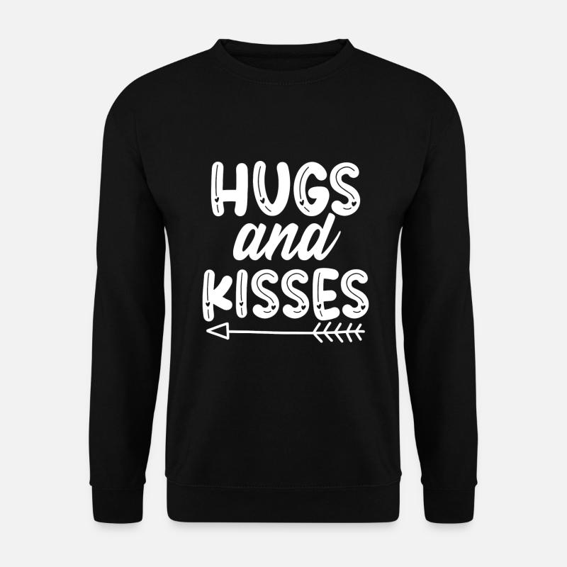 Câlins et baisers - Sweat-shirt Unisexe - noir