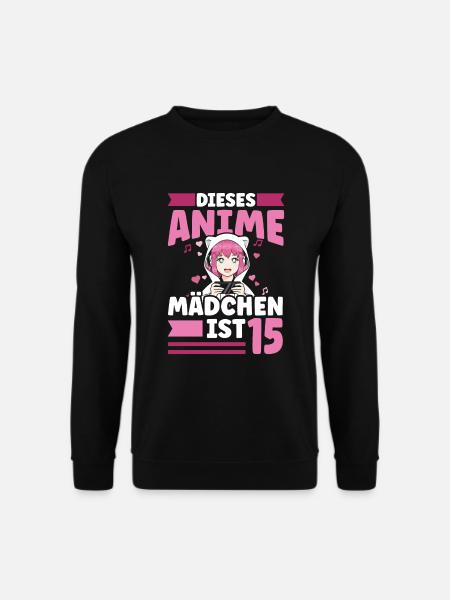diese Anime mädchen ist 15 - Kawaii Otaku Manga - Unisex Pullover - Schwarz