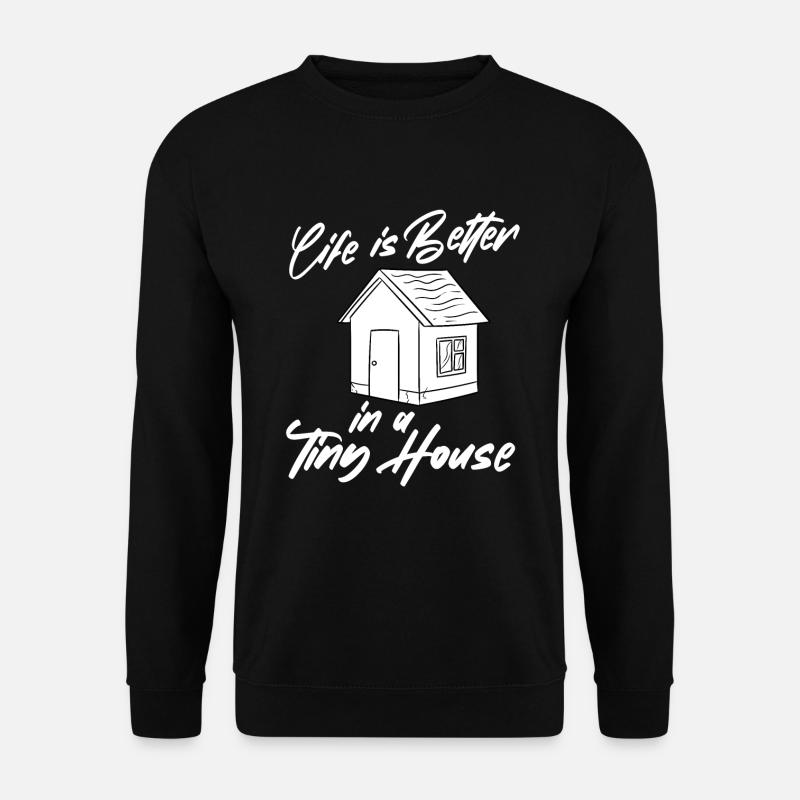 Tiny House - Unisex Pullover - Schwarz