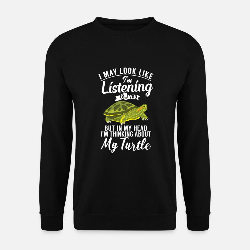 Turtle Owner Gift Turtle Lover - Sweat-shirt Unisexe - noir