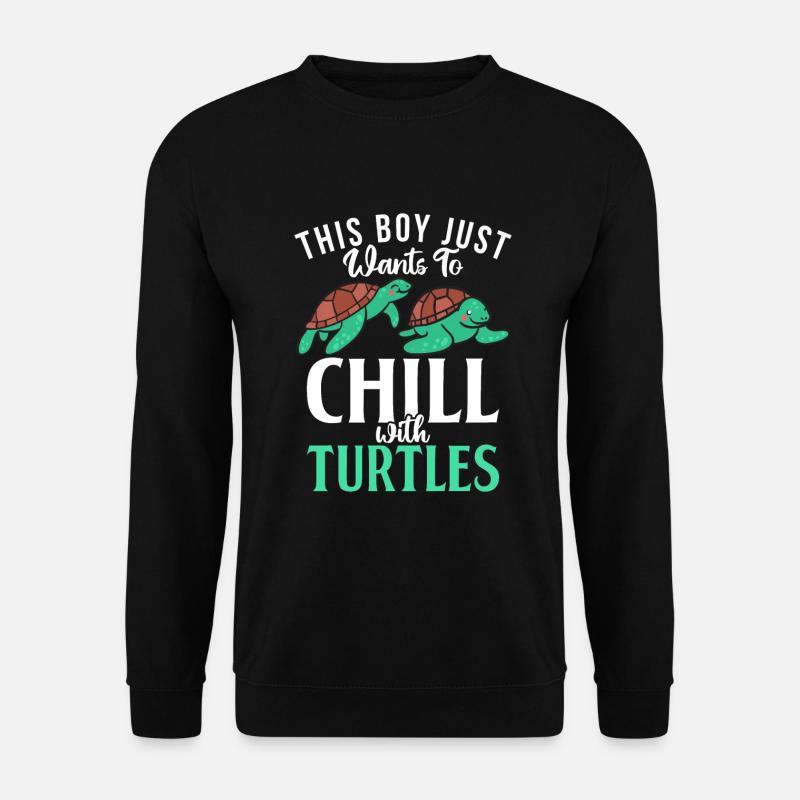 Turtle Owner Gift Turtle Lover - Sweat-shirt Unisexe - noir