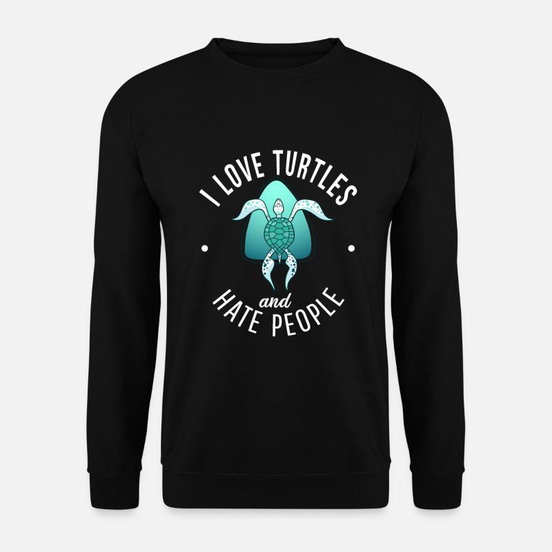 Turtle Owner Gift Turtle Lover - Sweat-shirt Unisexe - noir