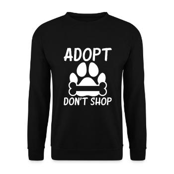 Dog Owner Gift Dog Lover - Unisex Sweatshirt - black - Front - Alina (178cm) & Michal (187cm)