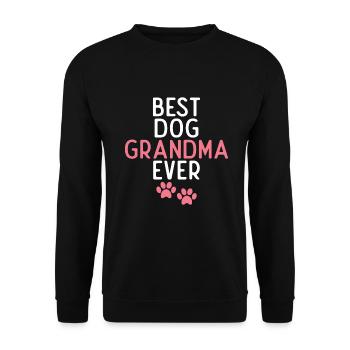 Dog Owner Gift Dog Lover - Unisex Sweatshirt - black - Front - Alina (178cm) & Michal (187cm)