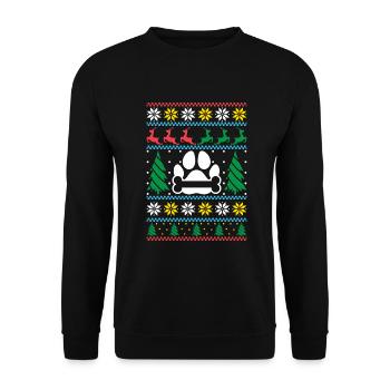 Dog Owner Gift Dog Lover - Unisex Sweatshirt - black - Front - Alina (178cm) & Michal (187cm)
