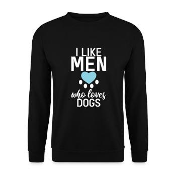 Dog Owner Gift Dog Lover - Unisex Sweatshirt - black - Front - Alina (178cm) & Michal (187cm)