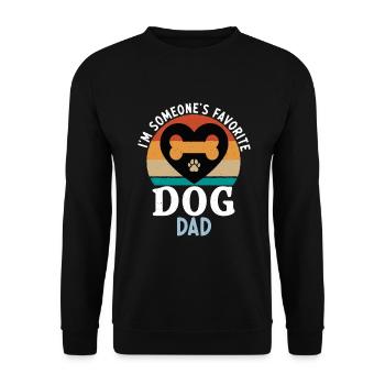 Dog Owner Gift Dog Lover - Unisex Sweatshirt - black - Front - Alina (178cm) & Michal (187cm)